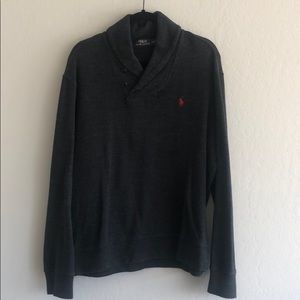 Polo mock turtleneck